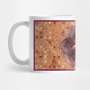 Copper Flower Fractal Mug